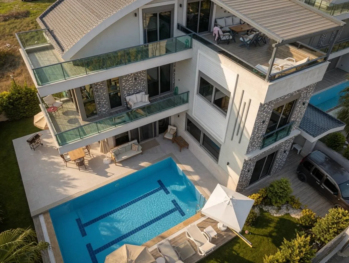 Aerial view of Villa Belektana in Belek
